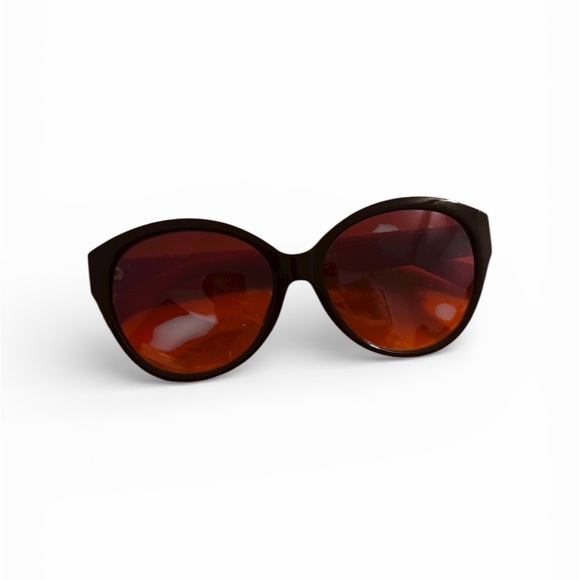 Accessories - EASON EYEWEAR Sunglasses Womens Red with Gold Accent
